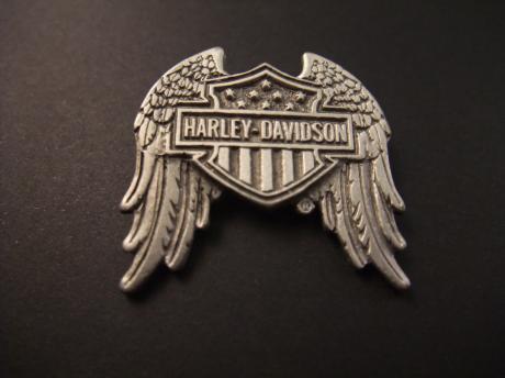 Harley Davidson motor logo tooi zilverkleurig